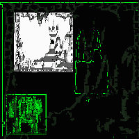 animated gif of a moon being sick