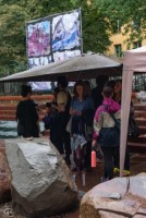 installation view of exhibition at Klosterruine