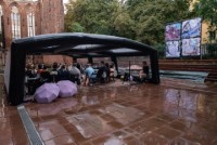 installation view of exhibition at Klosterruine