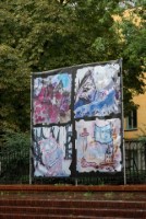 installation view of exhibition at Klosterruine