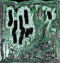 animated gif of a moon being sick