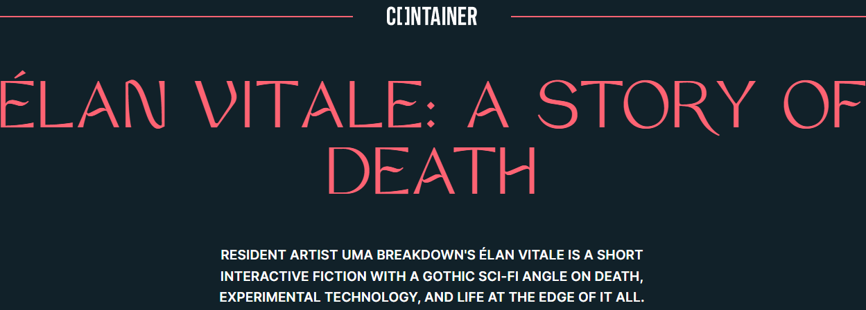 Elan Vitale a story about death